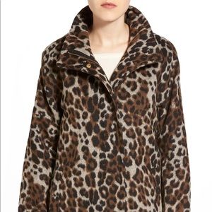 Ellen Tracy Leopard Print Car Coat 20W Nordstrom